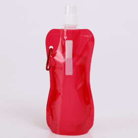 Outdoor Large Capacity Portable Folding Water Storage Bag (Color: Red)